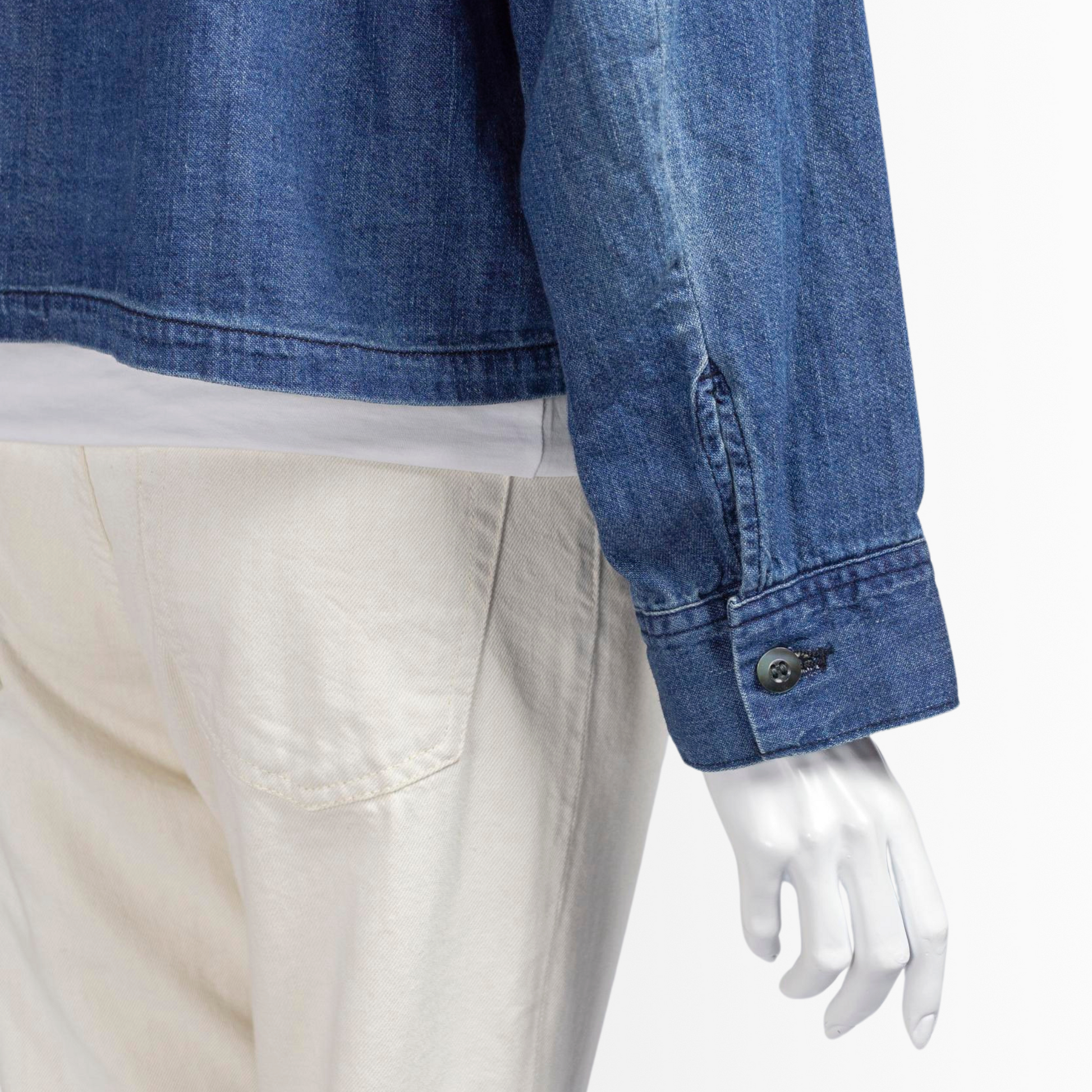 mizuiro ind DENIM SHORT SHIRT JACKET